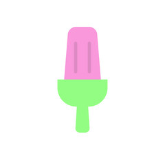 Ice cream, ice lolly icon. Simple color vector elements of freeze sweet icons for ui and ux, website or mobile application