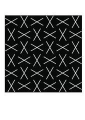 X sign pattern, monochrome abstract geometric background