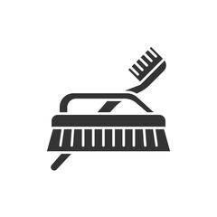 Reusable bamboo toothbrush and wood brush line black icon. Zero waste lifestyle. Eco friendly. Organic, bathroom natural material. Recycle element. UI UX GUI design element.