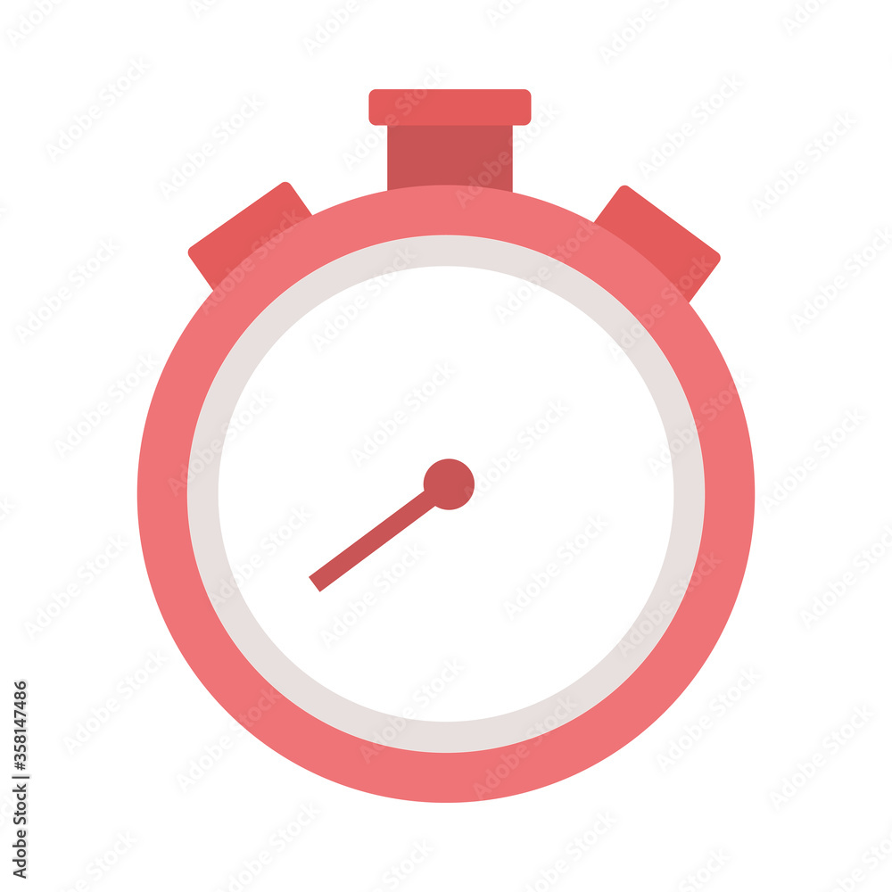 Poster isolated chronometer instrument vector design