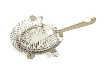 Barman equipment isolated on white background