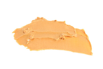 Peanut butter isolated on white background