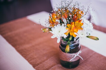 Centro de mesa floral