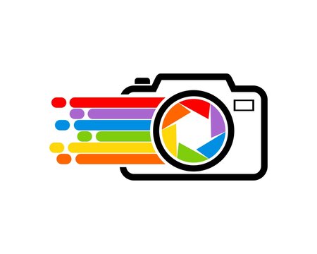 camera and rainbow lens
