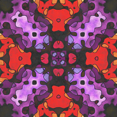 Obraz premium Geometry seamless ornate- napkin paper