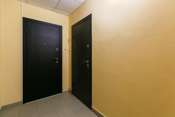 entrance door to the apartment in the entrance