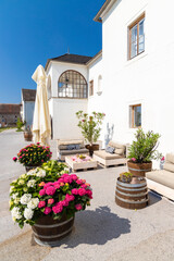 Monastery winery Thallern near Gumpoldskirchen, Lower Austria, Austria