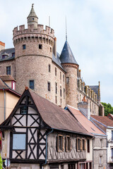 Fototapeta na wymiar Chateau de Lapalisse in France