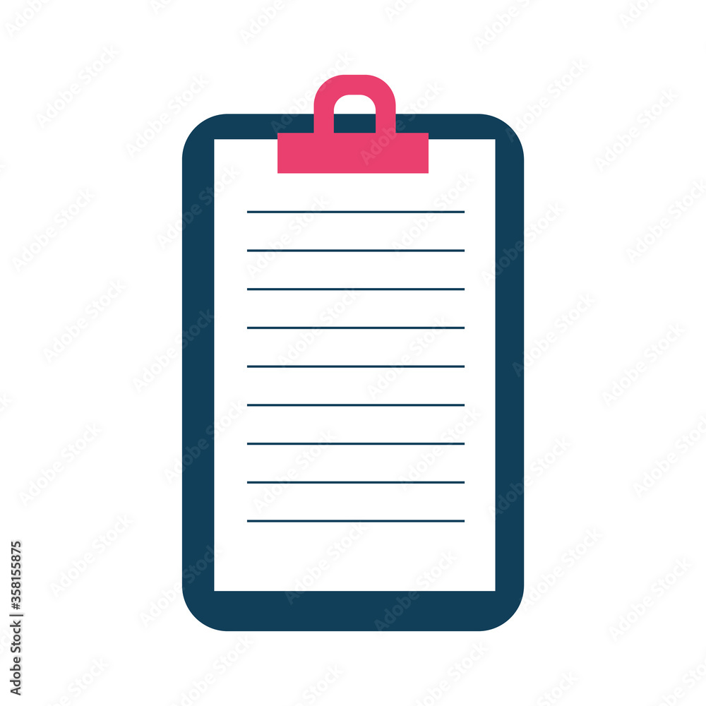 Aufkleber isolated document with lines vector design