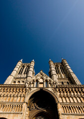 A view of Lincoln Cathedral, Lincoln, Lincolnshire, United Kingdom - August 2009