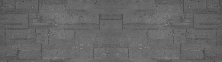 Gray anthracite dark stone concrete boards texture background panorama banner long, with copy space
