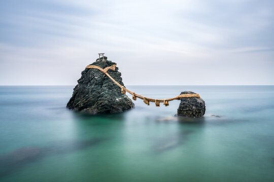 Meoto Iwa rocks, Mie Prefecture, Japan