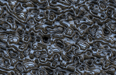 abstract structured strange metal steel