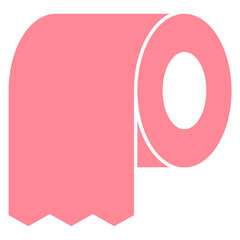 Tissue Paper Roll Vector Icon Concept, Personal Care Cleaning Design Vector 