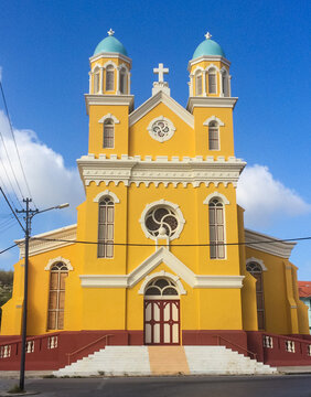Santa Familia Catholic Church in Curacao Caribbean Island