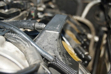 close up of a bicycle gear