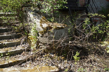 old building element close up