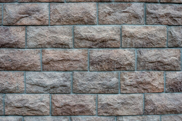 facade tiles on the wall