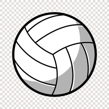 Volleyball sport ball isolated eps 10
