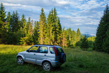 Summer landscape in Apuseni Mountains, Romania