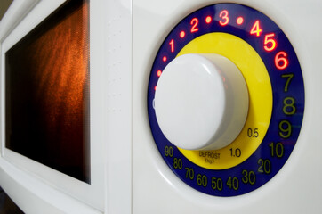 Microwave Oven Light-up Dial Timer