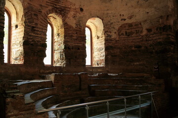 Inside view of the historic basilica, where the ecumenical council held its first meeting. (In 325) 1st Council. Bursa, Turkey