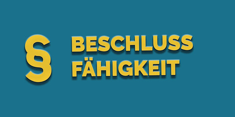 Beschlussfähigkeit