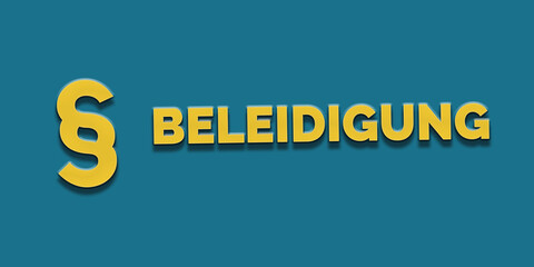 Beleidigung