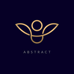 Modern Spa Luxury logo. Unique Creative Icon design vector concept Template.