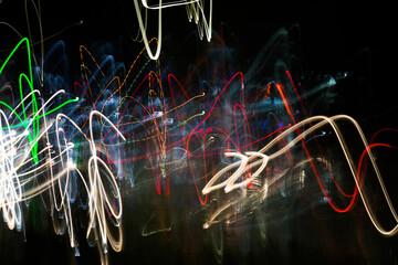 Freeze light abstract pattern background