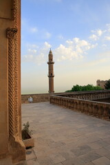 Old city Mardin. Turkey - View of the original cut stone structures and minarets that survived to...
