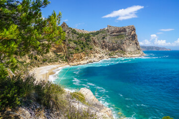 Cala del Moraig - beautiful beach in Costa Blanca, Spain 