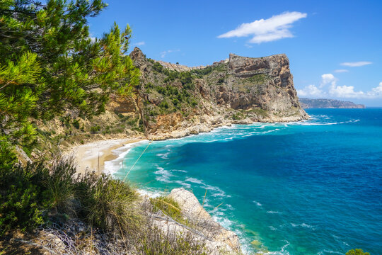 Cala del Moraig - beautiful beach in Costa Blanca, Spain 