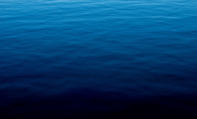 deep blue water