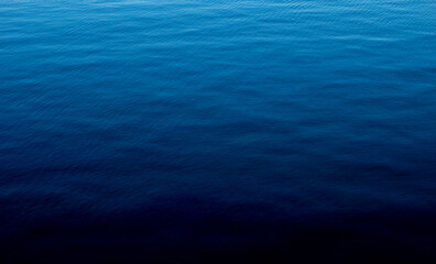 deep blue water