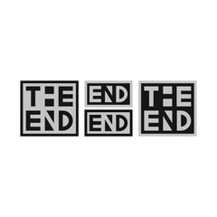 The end - vector self-made text set