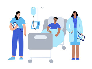 Clinic and doctor concept