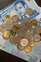 Morrocan money (coins) cash currency