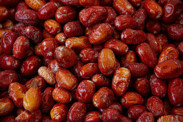 Caucasian sort of silverberries in the stock