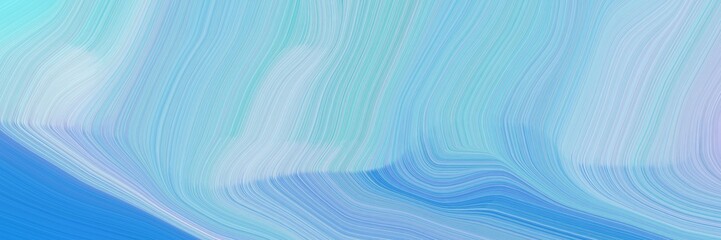abstract and smooth elegant graphic background with sky blue, dodger blue and lavender blue color. contemporary waves illustration