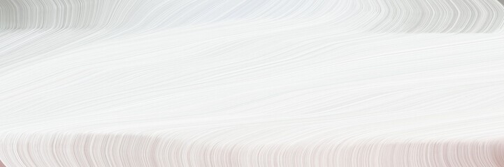 Obraz premium abstract and smooth landscape orientation graphic with waves. curvy background illustration with white smoke, silver and dark gray color