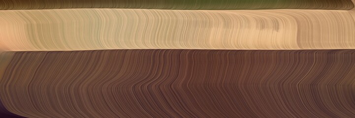 abstract and smooth landscape orientation graphic with waves. contemporary waves design with old mauve, tan and peru color