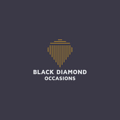 Modern Diamond vector logo design idea