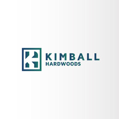 Letter KH vector logo design