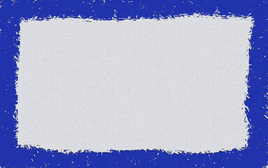 Grunge background, gray with royal blue border, blank area with space for your text