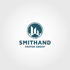 Real estate letter SPG vector logo design