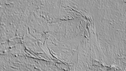 Easter tectonic plate - raster. Grayscale