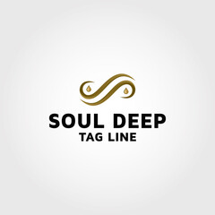 infinity symbol vector logo design