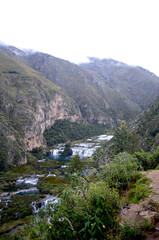 Obraz na płótnie Canvas landscape of the Lima Sierra Peru 