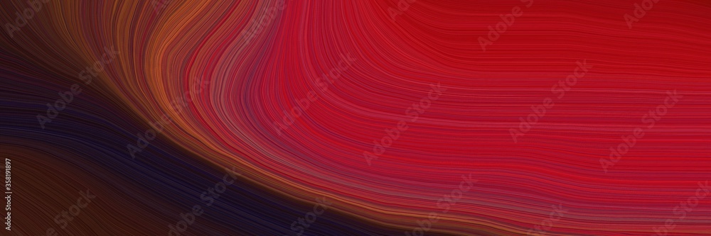 Poster colorful and elegant vibrant abstract art waves graphic with modern soft curvy waves background desi